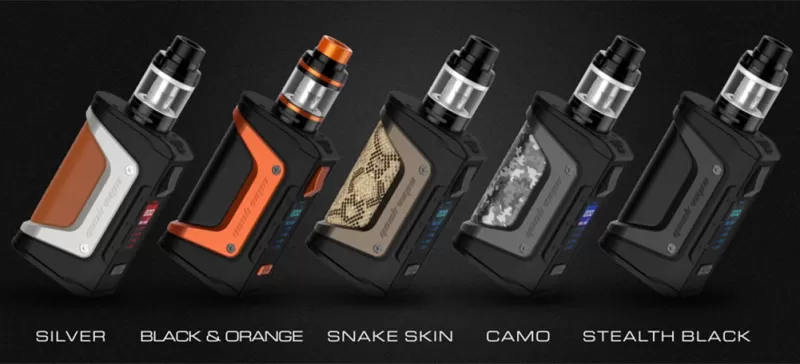 Geekvape Aegis Legend 200W TC Kit with Aero Mesh Tank (4ML) - Black & Orange - Image 3