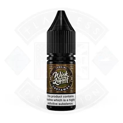 Wick Liquor Salts Castaway 10ml E-liquid - Strength#10mg>20mg