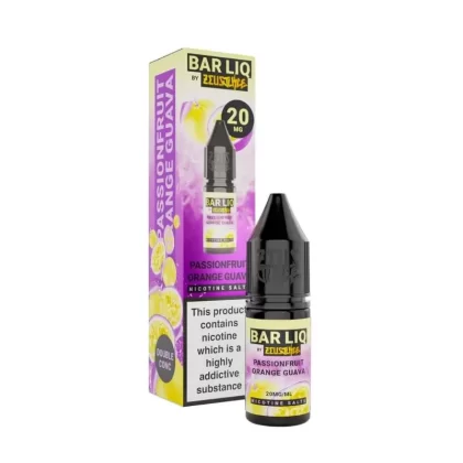 Passionfruit Orange Guava Bar Liq 10ml Nic Salt by Zeus Juice
