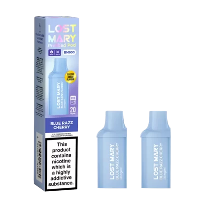 Blue Razz Cherry Lost Mary BM600 Pods - Ecigwizard