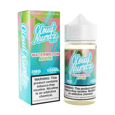 Watermelon Apple Iced Cloud Nurdz TFN 100mL