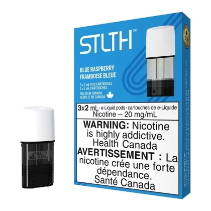 STLTH E-Liquid Pod Pack – Blue Raspberry - Nicotine Strength#20mg/ml>BOLD 50