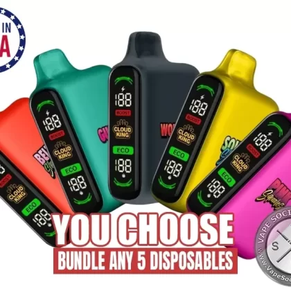 [5-Pack] Cloud King 20K Disposable Bundle