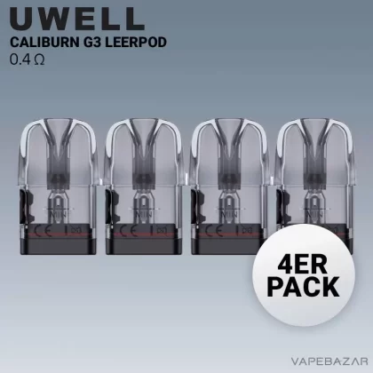 UWELL Caliburn G3 Refillable Pods – 0,4 Ohm - Vape Product