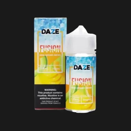 7DAZE FUSION TFN 100ML - Lemon Passionfruit Blueberry Iced / 3 MG