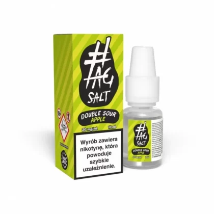Liquid #TAG Sour Salt 10ml 20mg Double Apple
