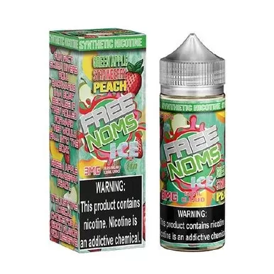 Icy Tart Green Apple Strawberry Peach by Freenoms 120ML - Nicotine Level#0mg>3mg>6mg