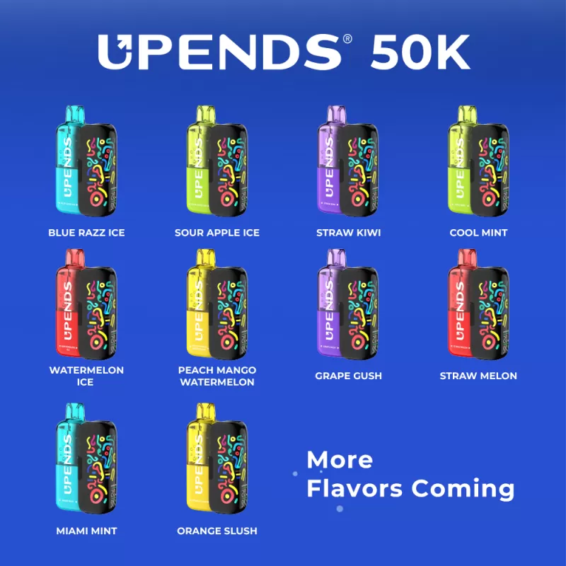 Upends UP9 50K Puffs Disposable KIT - 50,000 Puffs - Straw Kiwi - Image 2