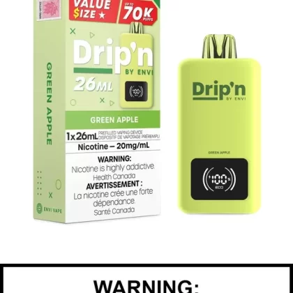 Green Apple Drip’n 26mL Disposable Vape