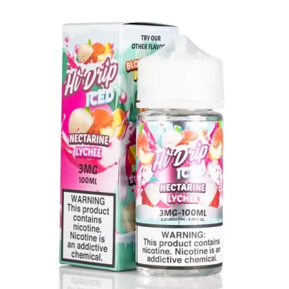Hi-Drip Series Nectarine Lychee CHILLED Vape e-Liquid 100mL - Beyondvape