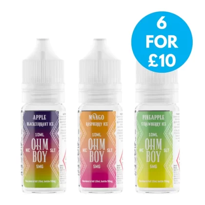 Ohm Boy 10mg SLT 10ml Nic Salt (50VG/50PG) - Vape Co