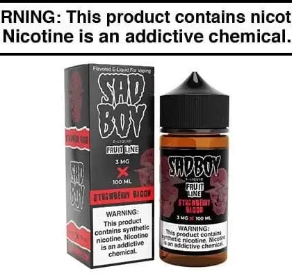 STRAWBERRY BLOOD BY SADBOY SALT 30ML - Vapejuice