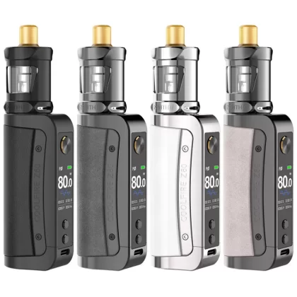 Innokin Coolfire Z80 Box Mod Kit with Zenith II Tank 5.5ml - Leather Black