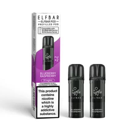 Elf Bar 600 Prefilled Pod Blueberry Raspberry - 20mg