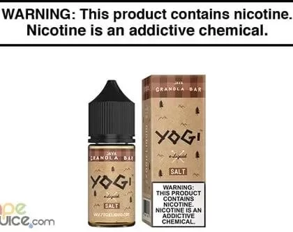 JAVA GRANOLA BAR BY YOGI E LIQUID SALT 30ML - Vapejuice