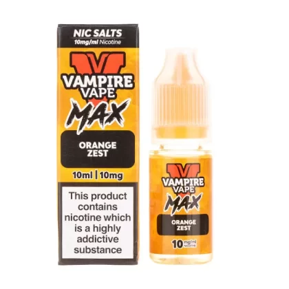 Orange Zest Nic Salt E-Liquid by Vampire Vape Max - Vapesuperstore Co