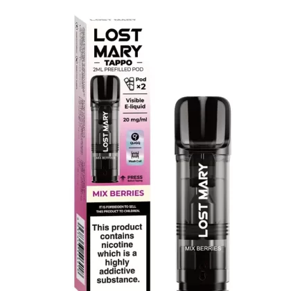 Mix Berries Lost Mary Tappo Pods (x2) - 20mg (2%)