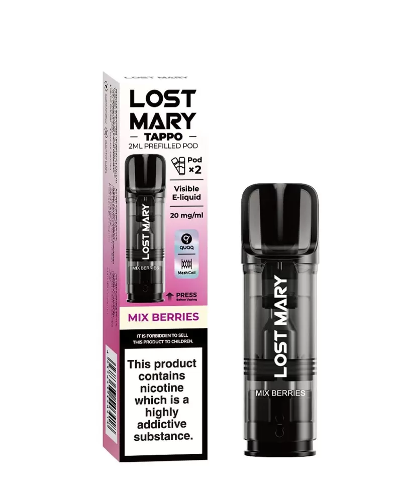 Mix Berries Lost Mary Tappo Pods (x2) - 20mg (2%) - Image 3