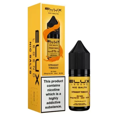 Elux Legend Straight Tobacco Nic Salt E-Liquid - 20mg