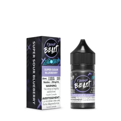 Flavour Beast E-Liquid Super Sour Blueberry Iced Salt