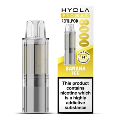 Hyola Pro Max 8000 Prefilled Pod Banana Ice - Ejuicewarehouse