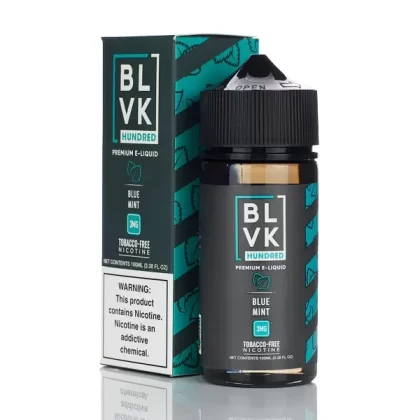 BLVK Hundred E-liquid - Blue Mint - 100ml - 3mg