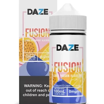 Lemon Passion Fruit Blueberry Fusion DAZE E Liquid 120ml