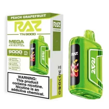 Peach Grapefruit Raz TN9000 – By Geekvape