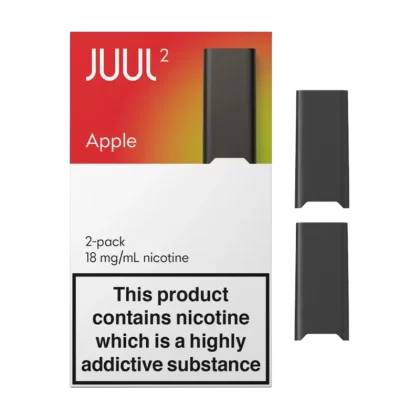 JUUL2 Apple (Pack of 2) - 18mg - Vape Product (E5CB34)