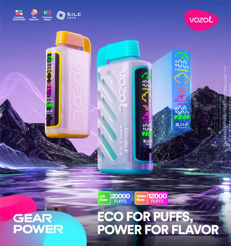 VOZOL Gear Power 20K Puffs Disposable Device - 20000 Puffs - Watermelon Ice