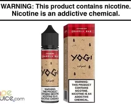 STRAWBERRY GRANOLA BAR BY YOGI E LIQUIDS 60ML - Vapejuice