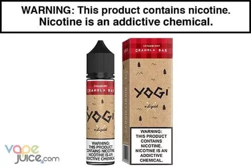 STRAWBERRY GRANOLA BAR BY YOGI E LIQUIDS 60ML - Vapejuice