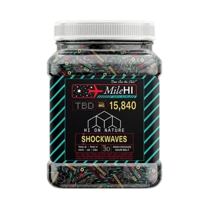 Hi On Nature 528mg Mile HI BLEND SHOCKWAVES – 30ct JAR
