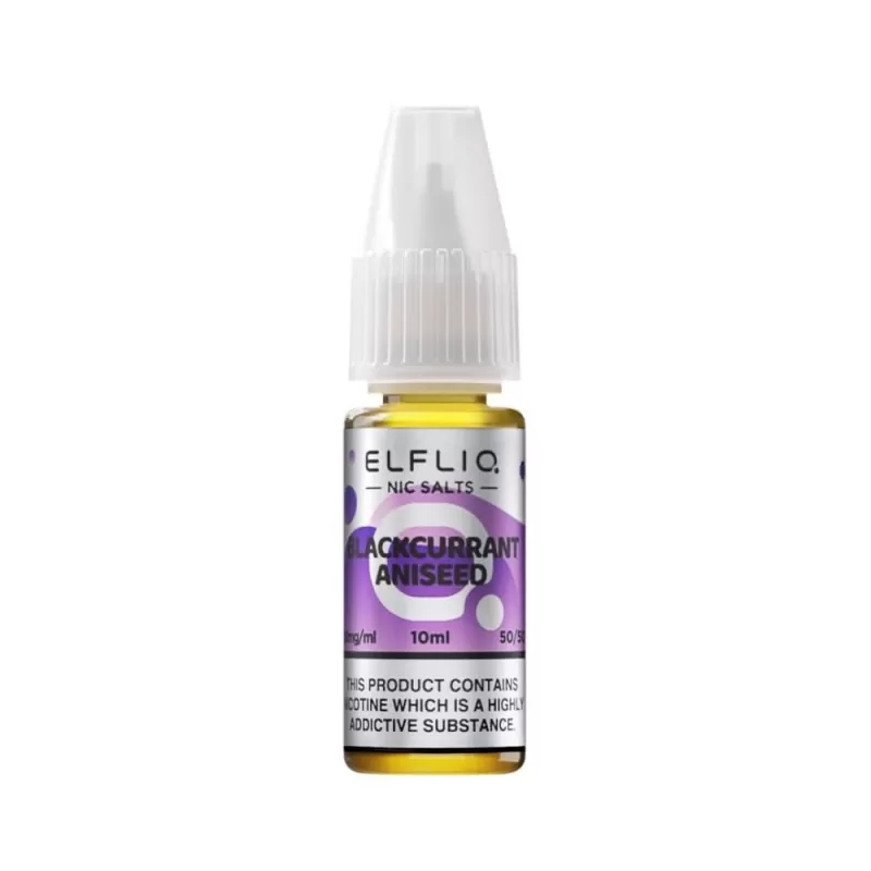 Blackcurrant Aniseed Nic Salt E-Liquid by Elf Bar Elfliq (10ml) - Image 2