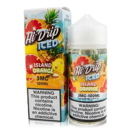 Hi-Drip Island Orange Iced - Nic Level#3mg>6mg