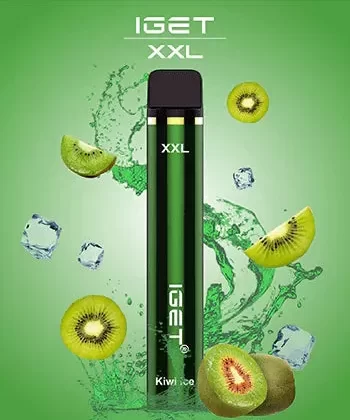 IGET XXL Vape – Kiwi Ice (1800 Puffs)