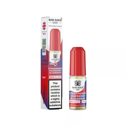 Bar Juice 5000 Strawberry Raspberry Blueberry Nic Salt - Vape Product, Vape Product (77314C)