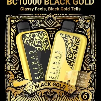Elf Bar BC10000 Black Gold Disposable Vape