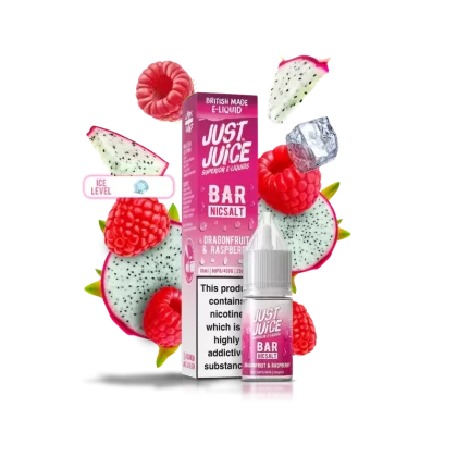 Just Juice Bar Dragonfruit & Raspberry 10ml Nic Salt – Exotic, Sweet, Smooth