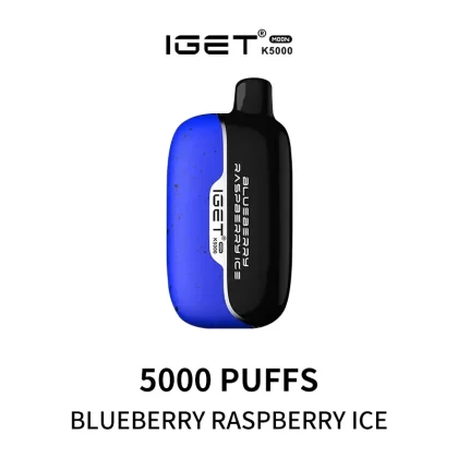 IGET Moon K5000 Puffs – Blueberry Raspberry Ice - Ozvapeone