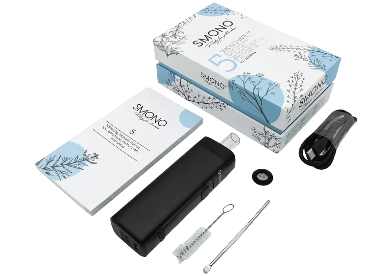 Smono 5 – Portable Dry Herb Vaporizer - session / conduction / built-in / fully adjustable - Image 3