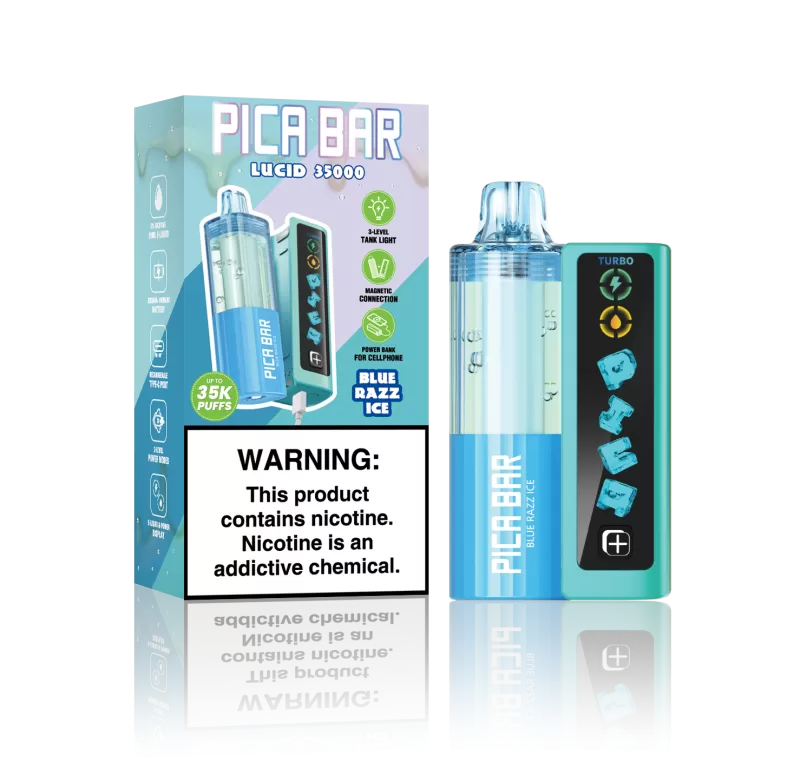Assembled in USA | PICA BAR Lucid 35K Disposable KIT - 35,000 Puff - Straw Banana - Image 2