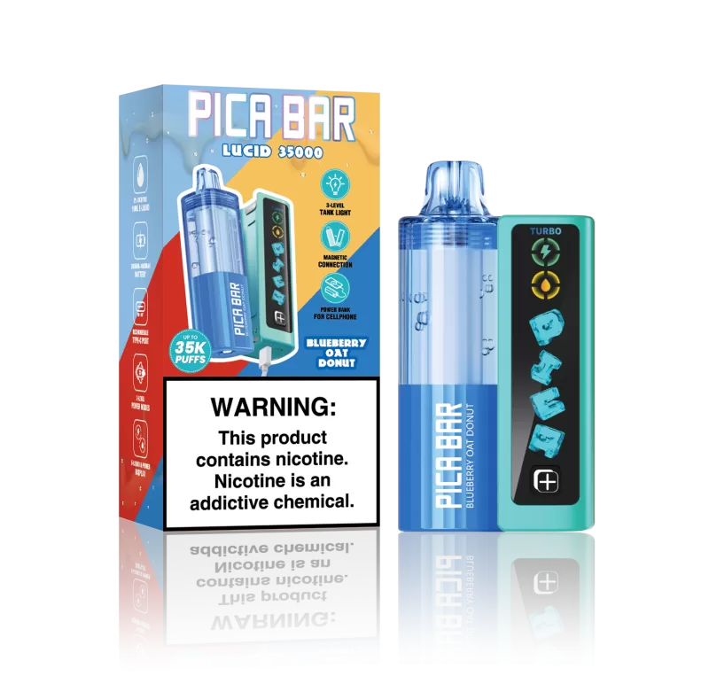 Assembled in USA | PICA BAR Lucid 35K Disposable KIT - 35,000 Puff - Straw Banana - Image 3