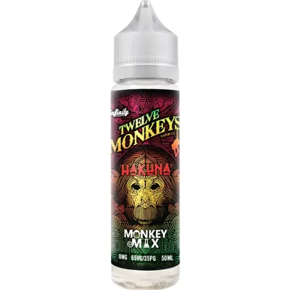 Twelve Monkeys Hakuna 60ml E Liquids - 0mg