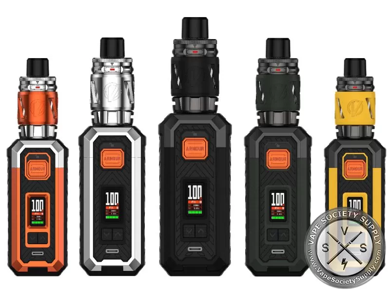 Vaporesso Armour S 100W Starter Kit - Black, Black (iTank T)