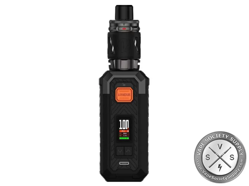 Vaporesso Armour S 100W Starter Kit - Black, Black (iTank T) - Image 2