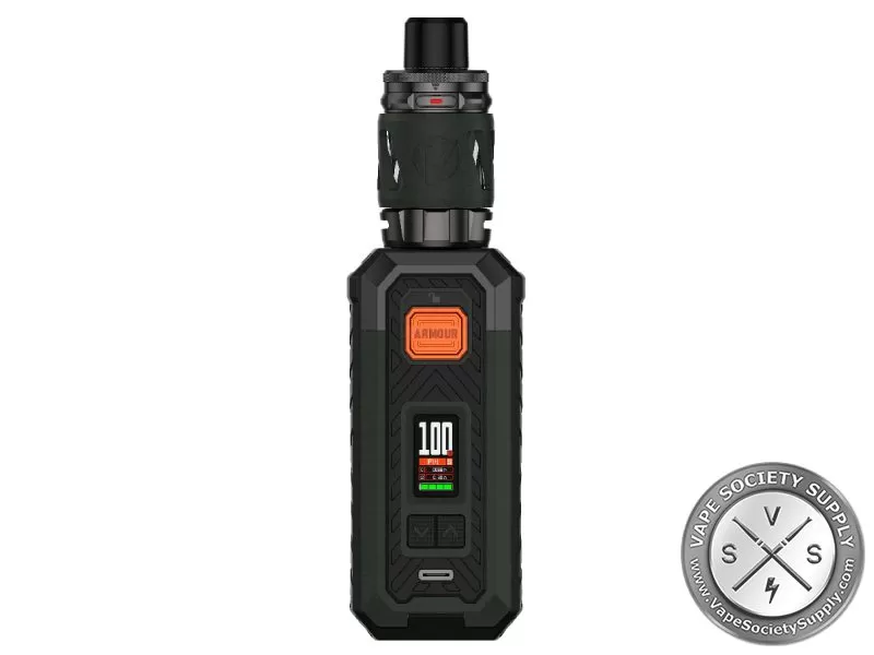 Vaporesso Armour S 100W Starter Kit - Black, Black (iTank T) - Image 3