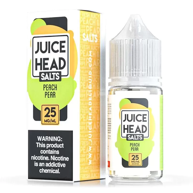 JUICE HEAD SALTS – PEACH PEAR 30ML - Vape Product, Vape Product (DCE8C3)