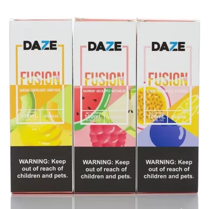 7 Daze Fusion - No Nicotine Vape Juice - 100ml - Pineapple Mango Orange