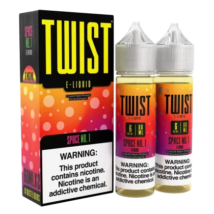 TWIST E-Liquid - Space No.1 - 120ML E-Liquid (Twin 60ML Pack) - 0MG